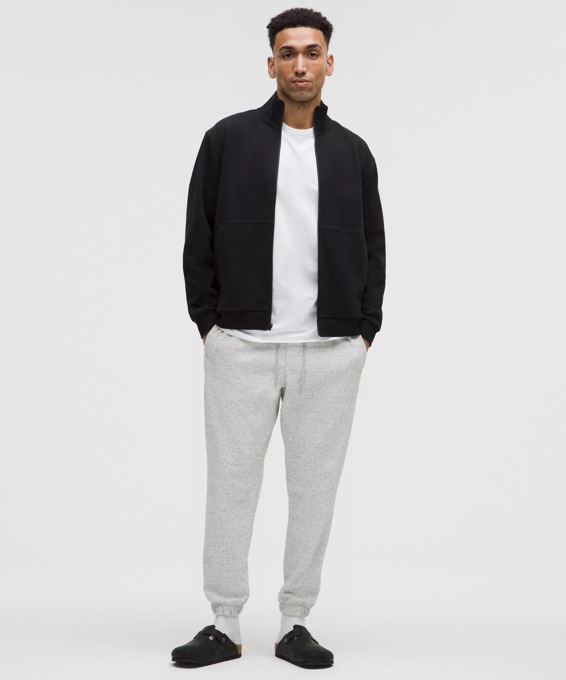 Textured Double-Knit Cotton Jogger *Tall Product Image