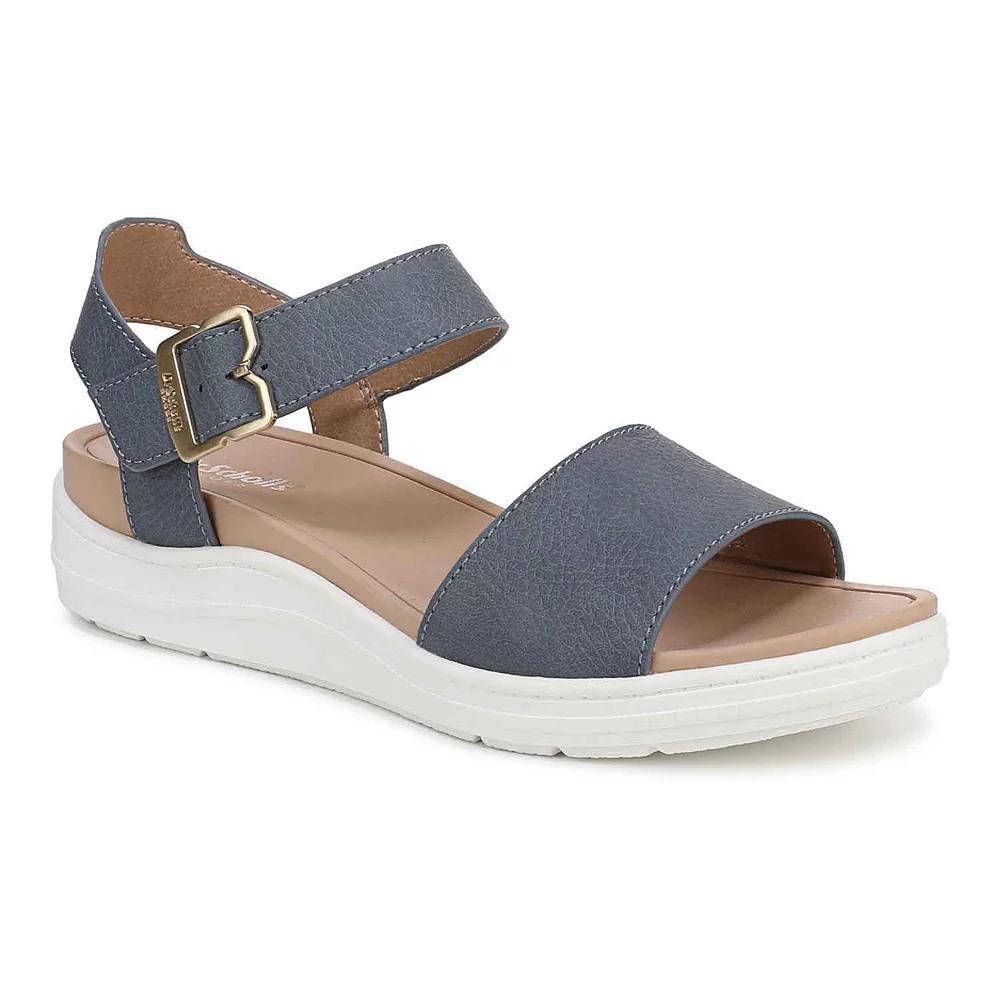 Dr. Scholl's Time Off Sky Women's Sandals, Size: 8, Oxide Blue Product Image