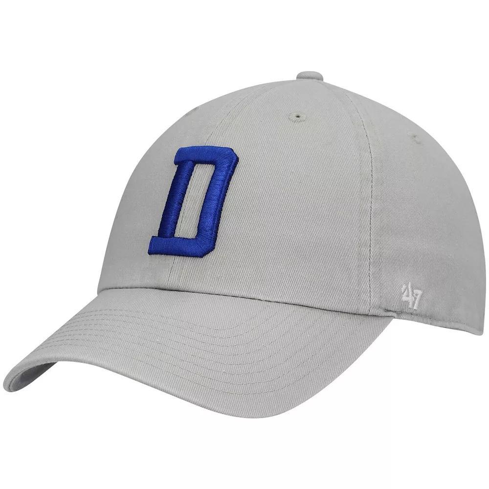 Mens 47 Gray Dallas Cowboys Clean Up Adjustable Hat Product Image
