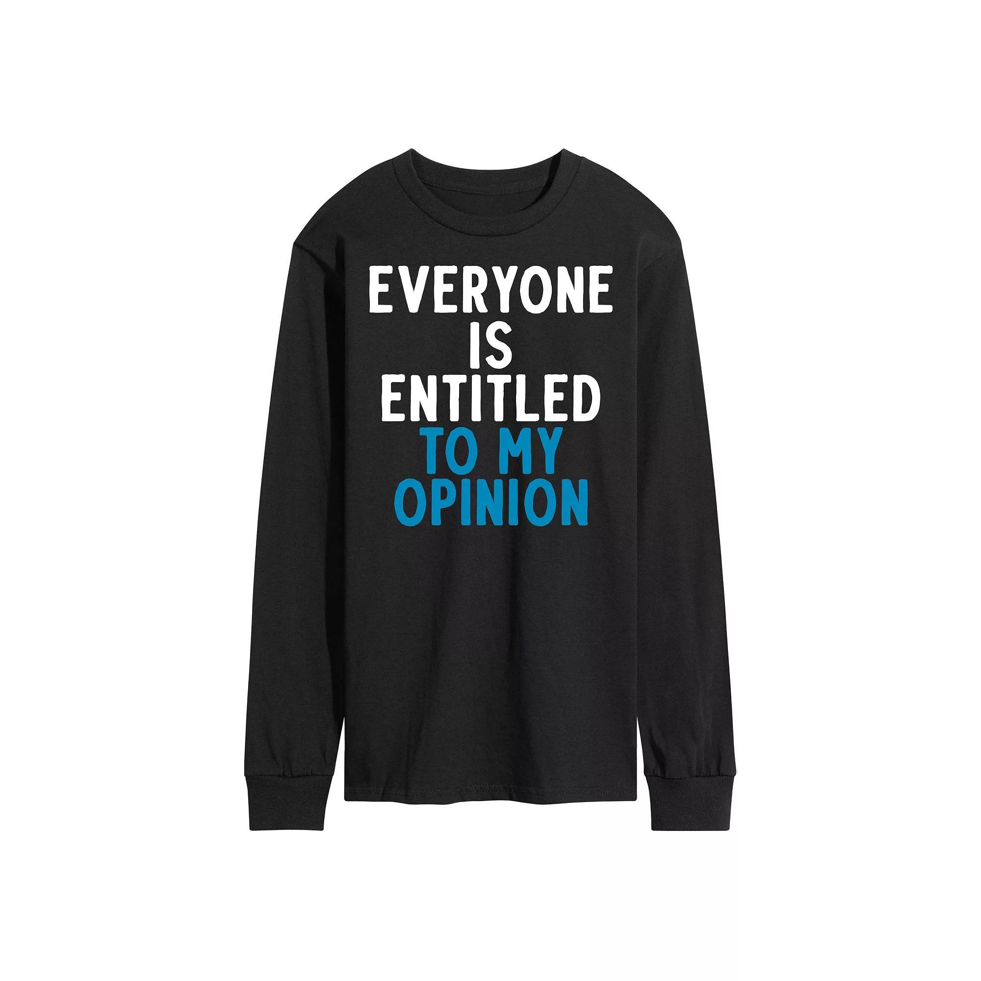 Mens My Opinion Graphic Tee Product Image