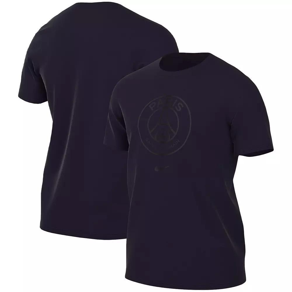 Men's  Nike Navy Paris Saint-Germain Crest  T-Shirt, Size: Large, Psg Blue Product Image