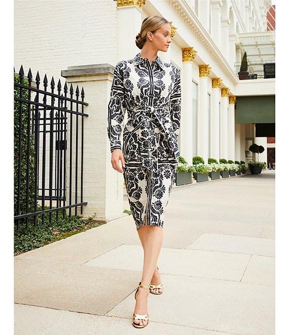 Antonio Melani Roxanne Printed Long Sleeve Dress Product Image