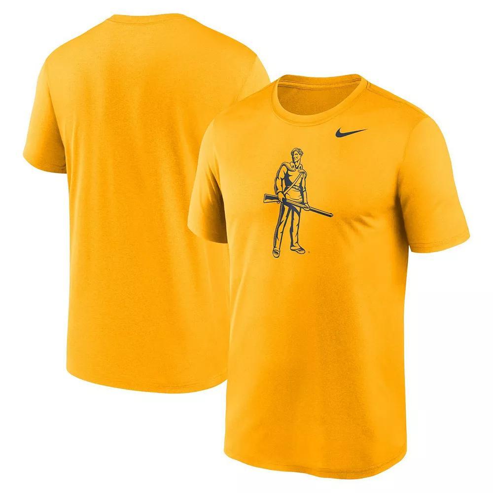 Men's Nike Gold West Virginia Mountaineers Primetime Legend Alternate Logo T-Shirt, Size: 2XL Product Image