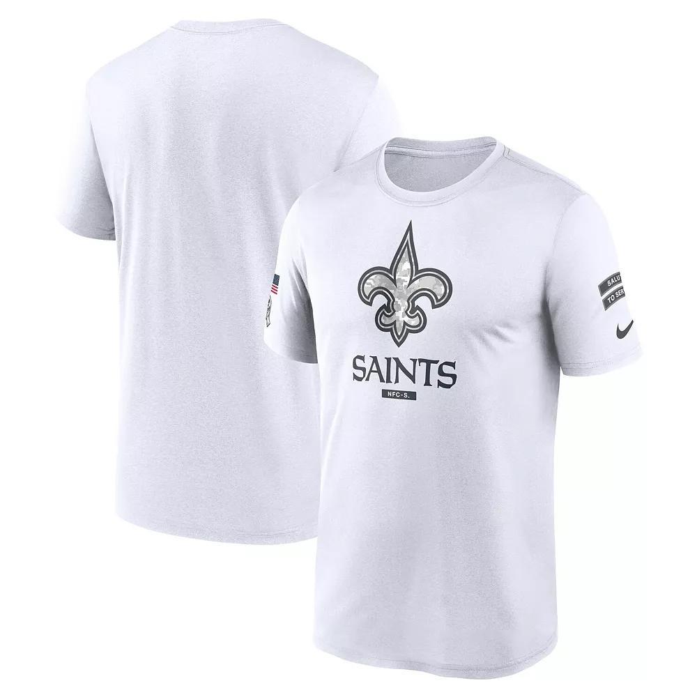 Men's Nike White New Orleans Saints 2024 Salute To Service Legend Performance T-Shirt, Size: Small Product Image