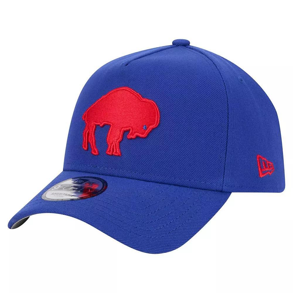Mens New Era Royal Buffalo Bills A-Frame 9FORTY Adjustable Hat Product Image