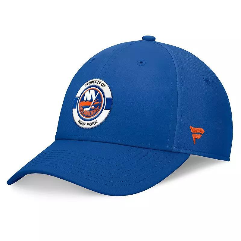 Men's Fanatics Blue Edmonton Oilers Authentic Pro Training Camp Flex Hat, Size: Small/Medium, Oil Blue Product Image