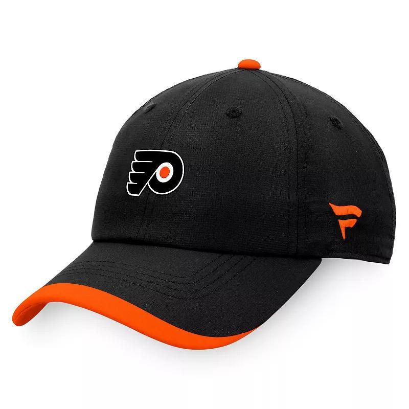 Men's Fanatics Branded Black Chicago Blackhawks Authentic Pro Rink Pinnacle Adjustable Hat Product Image