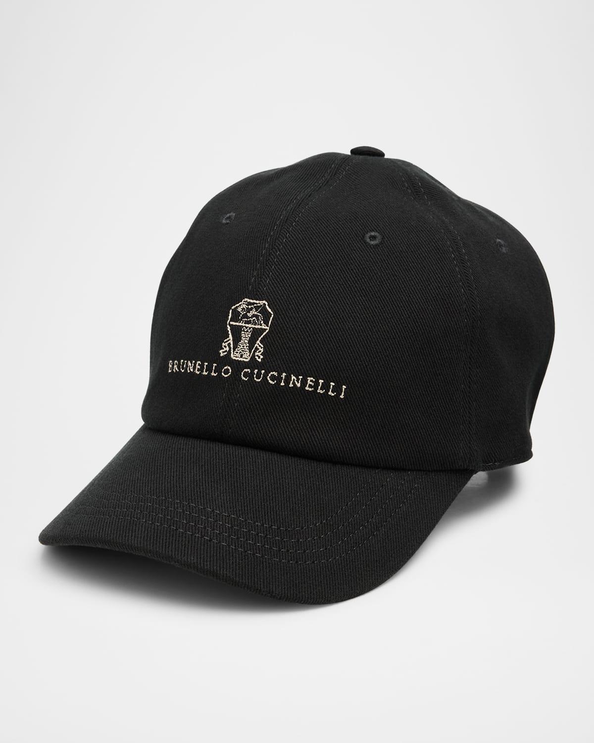Mens Denim Logo Baseball Cap Product Image