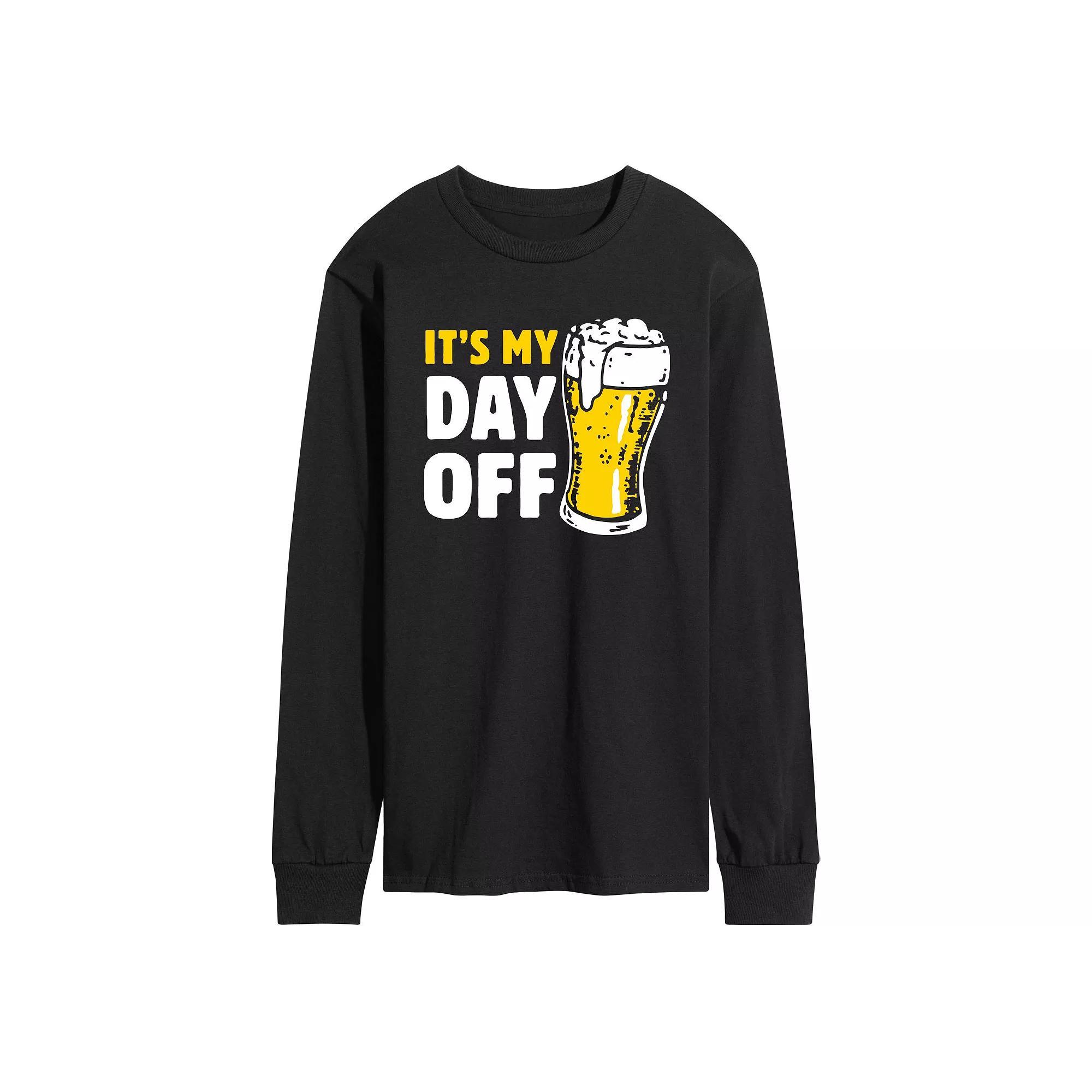 Mens Its My Day Off Long Sleeve Graphic Tee Product Image