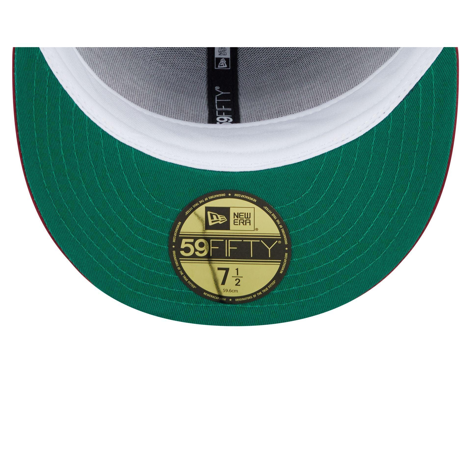 Colorado Avalanche Spring Satin 59FIFTY Fitted Hat Male Product Image