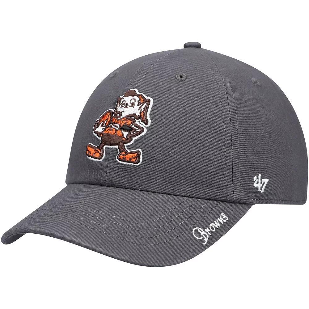 Womens 47 Charcoal Cleveland Browns Brownie The Elf Miata Clean Up Legacy Adjustable Hat Product Image