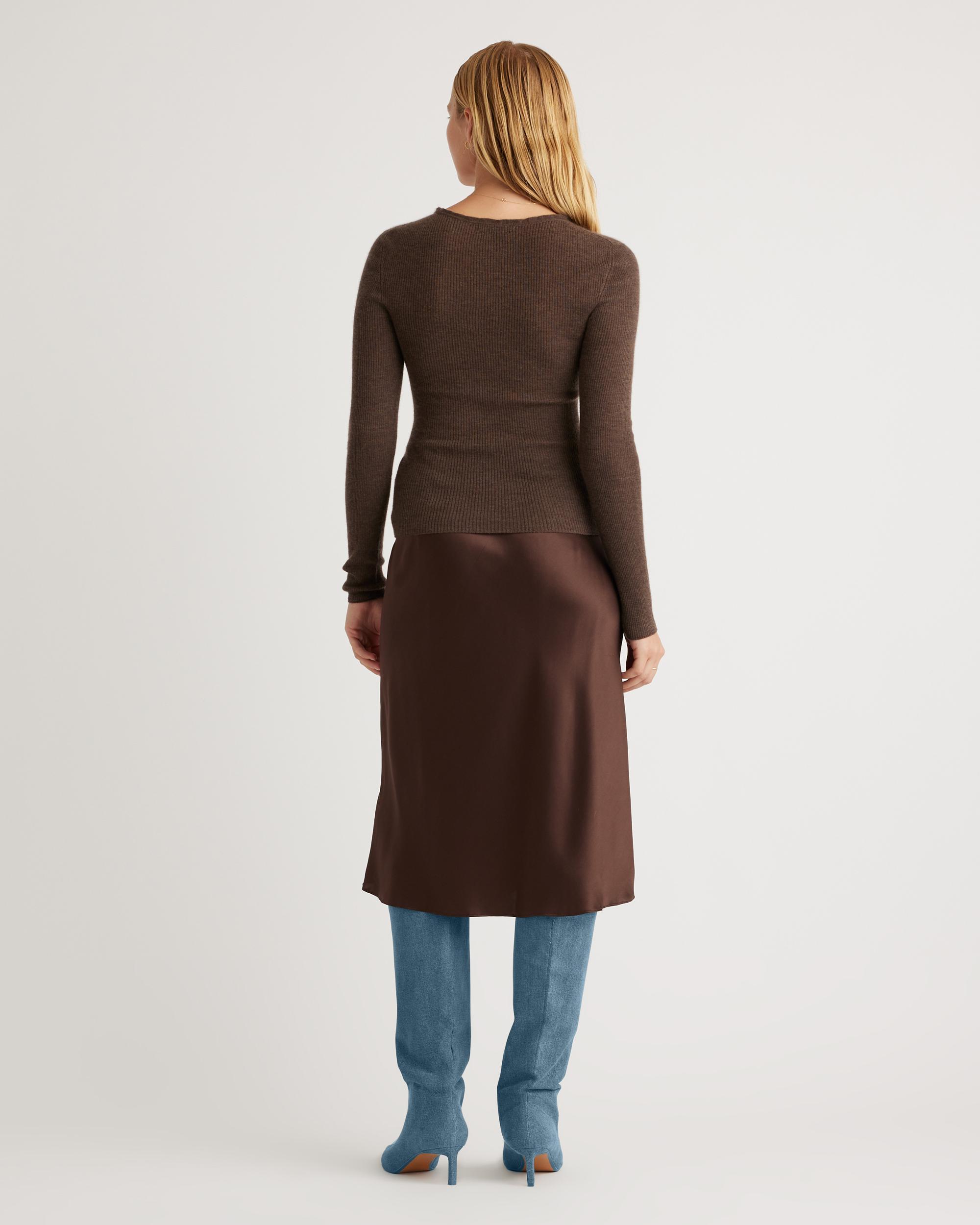 Quince | Women's Skirt Size XL, Silk Product Image