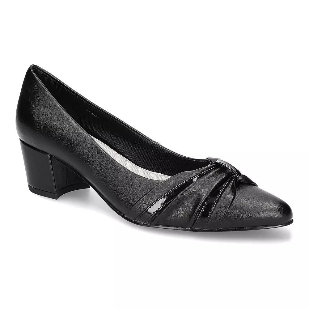Easy Street Millie Women's Slingback Pumps, Size: 8 Wide, Black Product Image