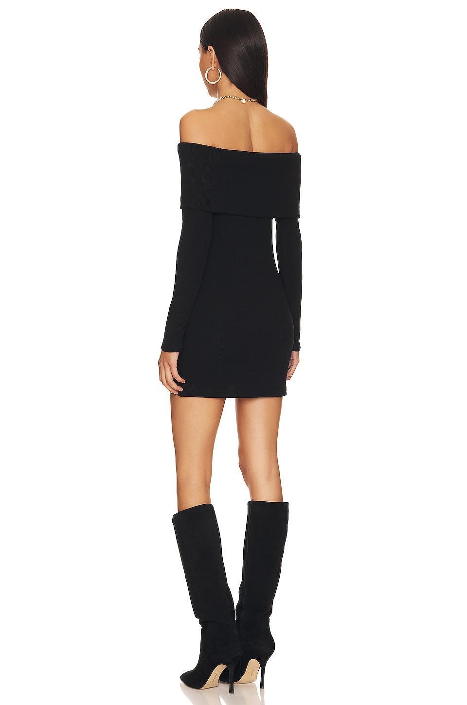 Off-shoulder Sweater Mini Dress Enza Costa Product Image