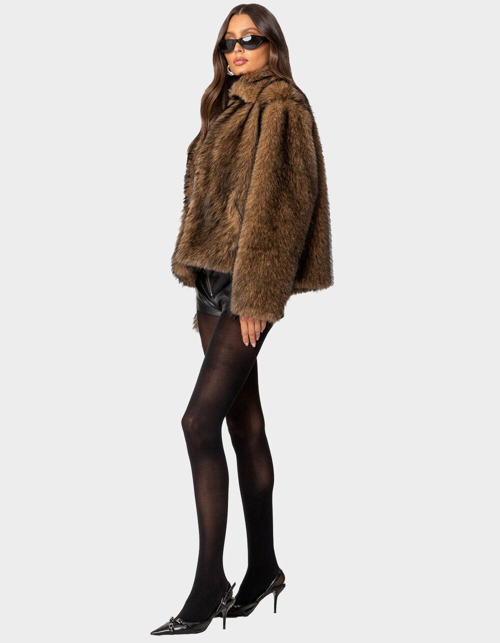 EDIKTED Mob Wife Faux Fur Jacket Product Image