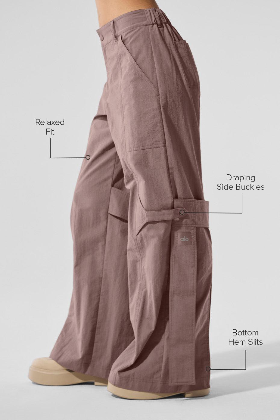 High-Waist Voyager Trouser - Mushroom Product Image