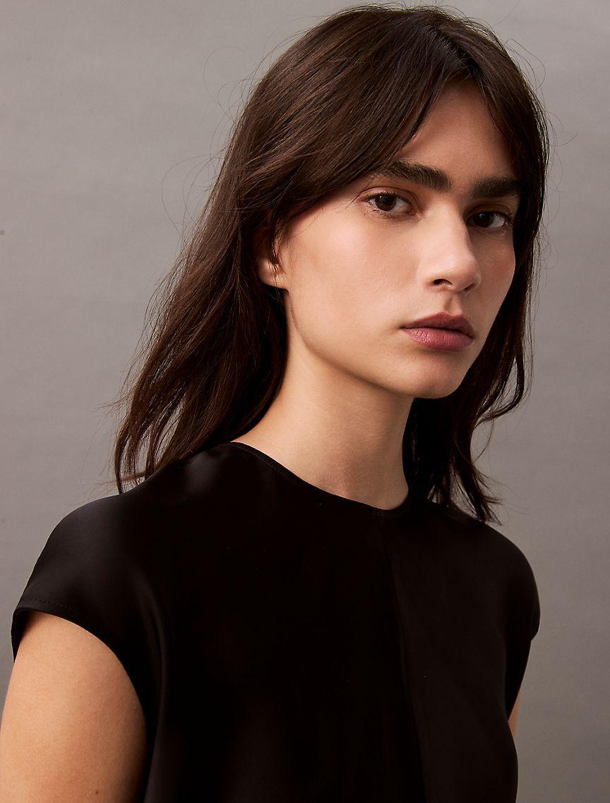 Viscose Satin Classic T-Shirt Product Image