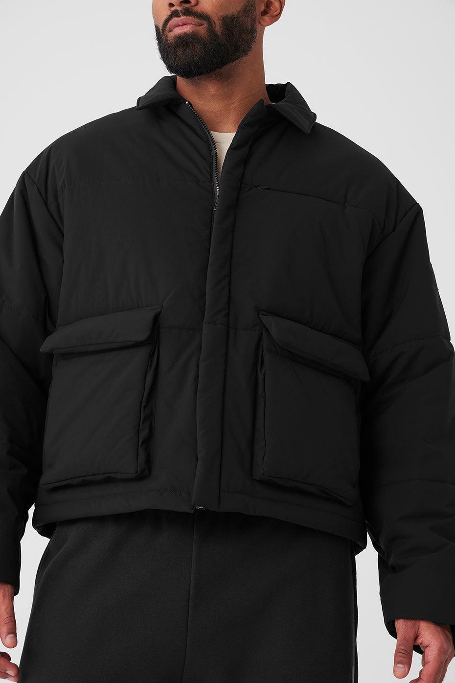 Voyage Utility Cargo Jacket - Black Product Image
