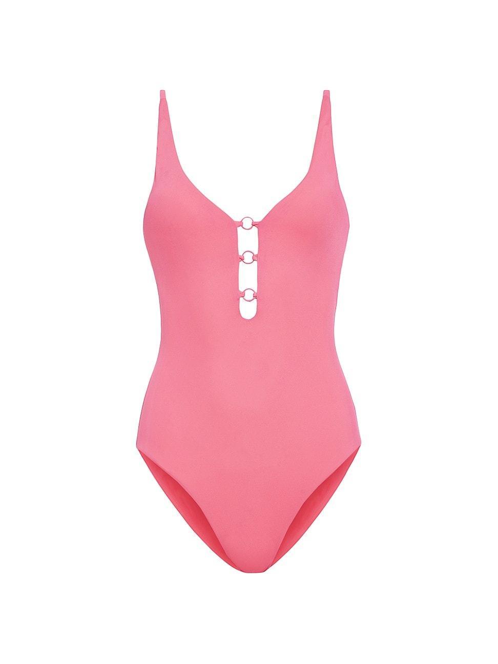 Womens Romana O-Ring One-Piece Swimsuit Product Image
