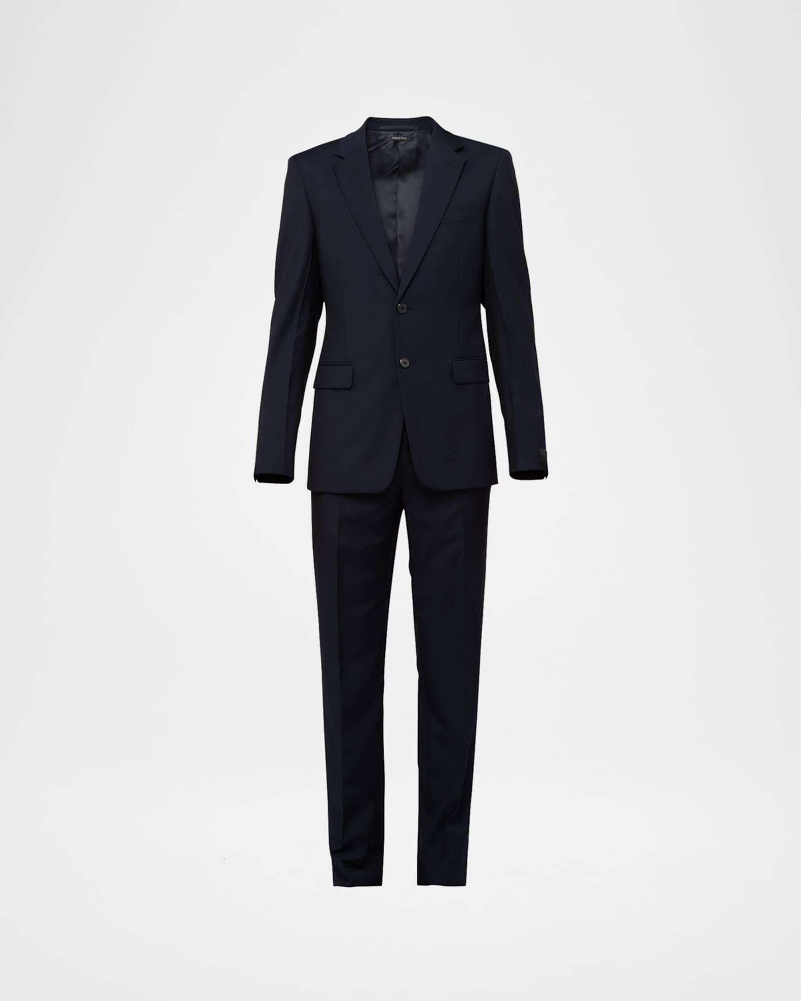 Men's Wool-Mohair Solid Suit Product Image