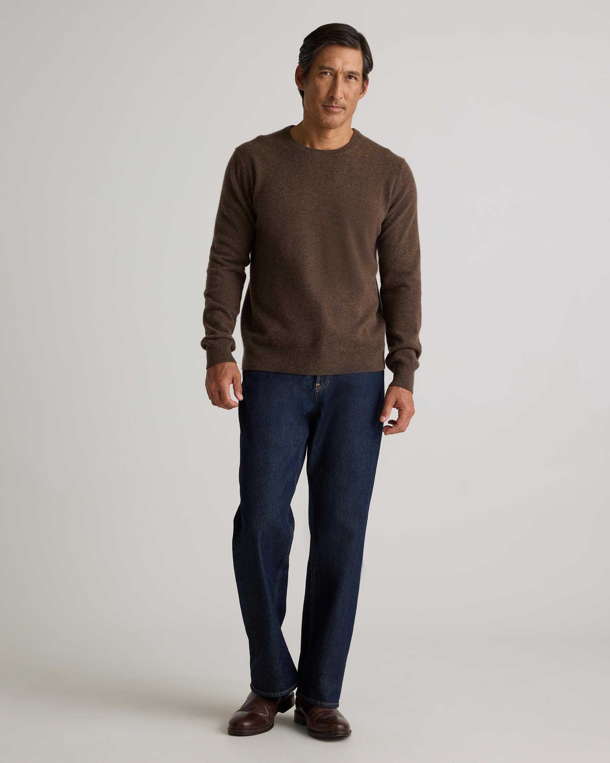Quince | Men's Mongolian Cashmere Crewneck Sweater Size XL Product Image