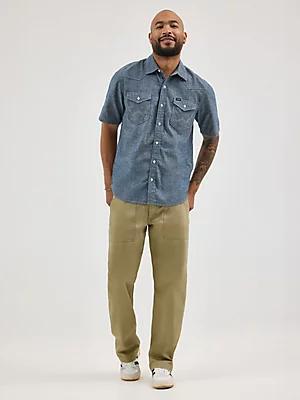 Men's Relaxed Fatigue Pant in Military Vintage Khaki Product Image