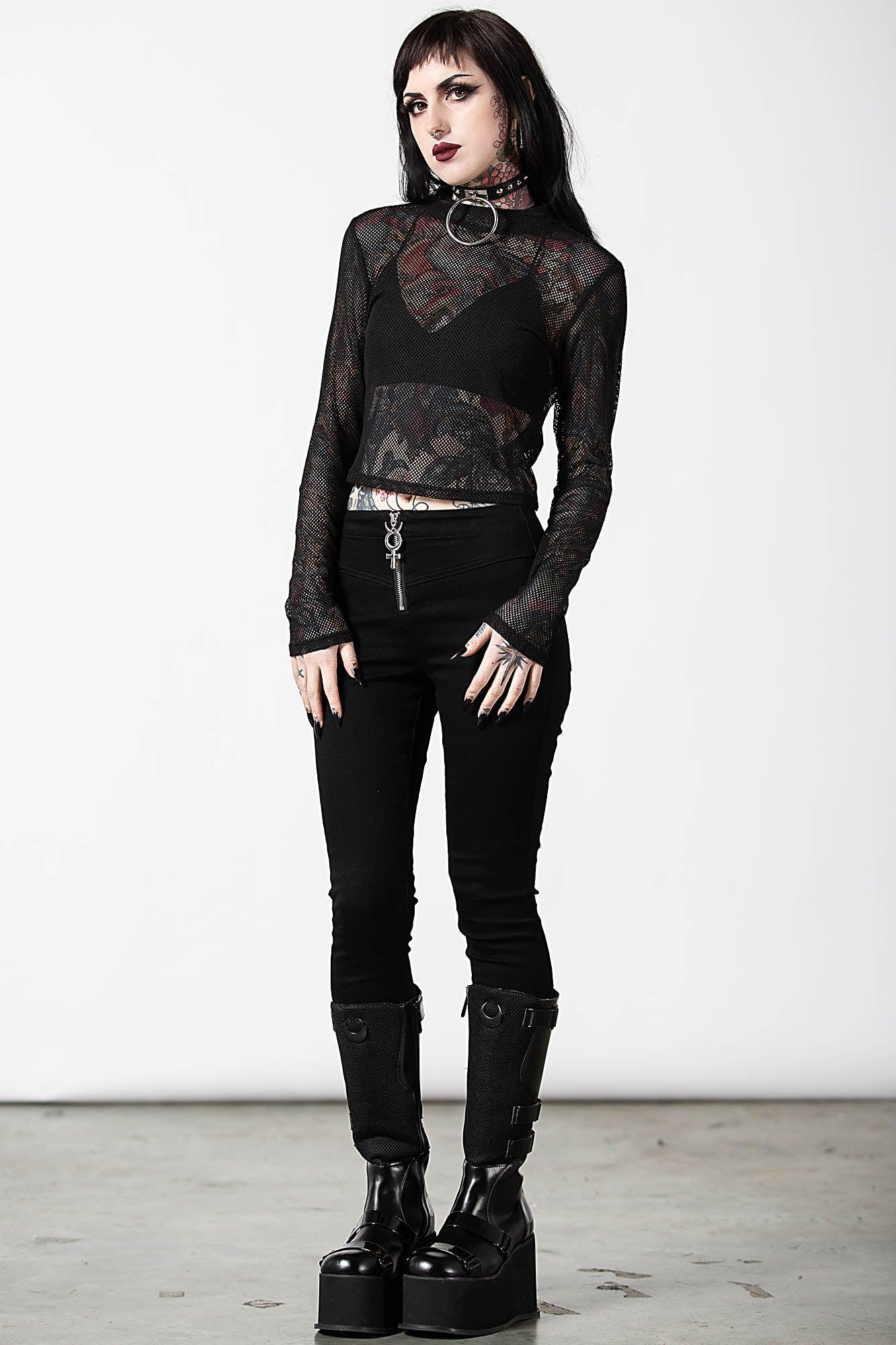 Planetary Party Mesh Top Female Product Image