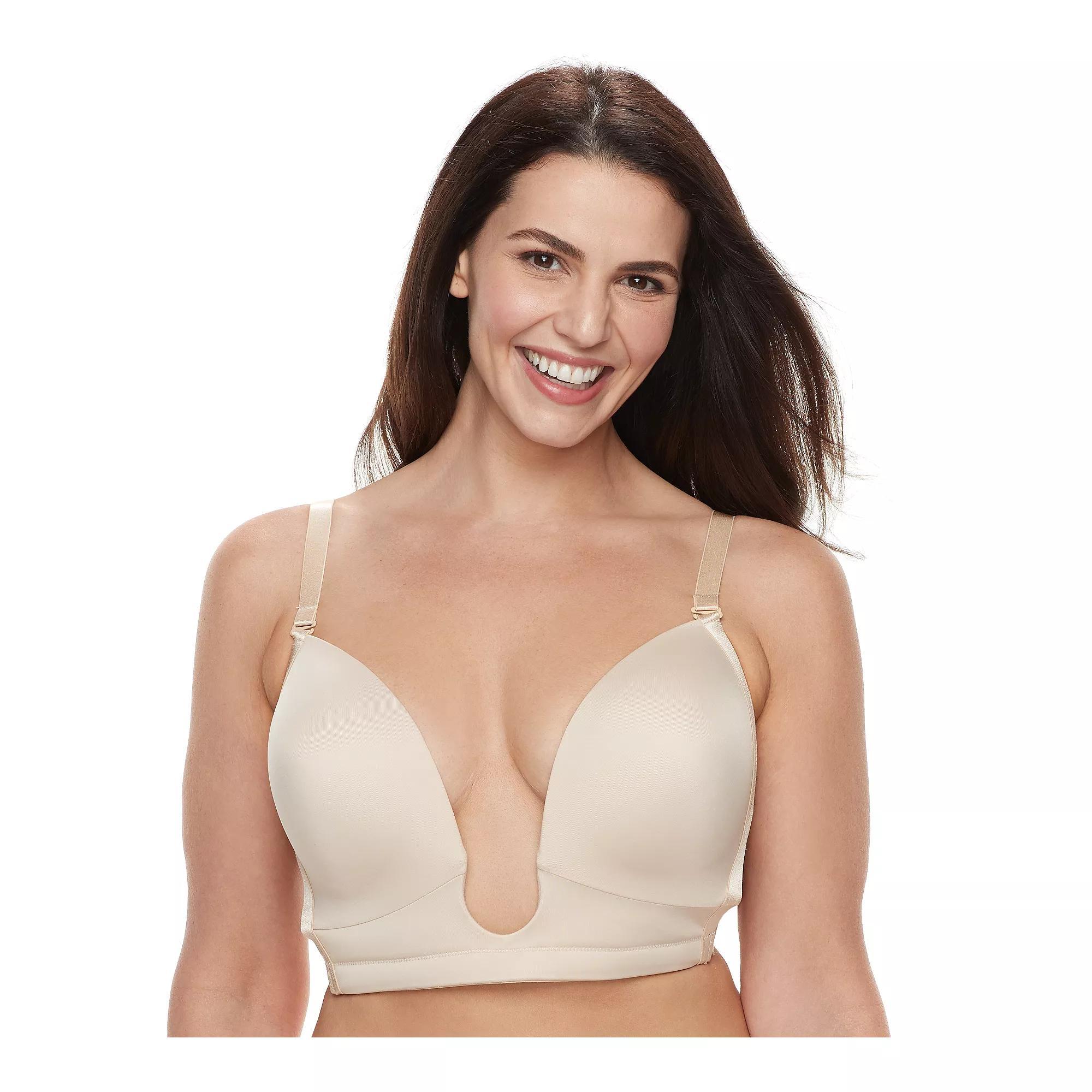 Full Figure Maidenform® Plunge Bra M2310, Women's, Size: 11, Neutral Beige Product Image