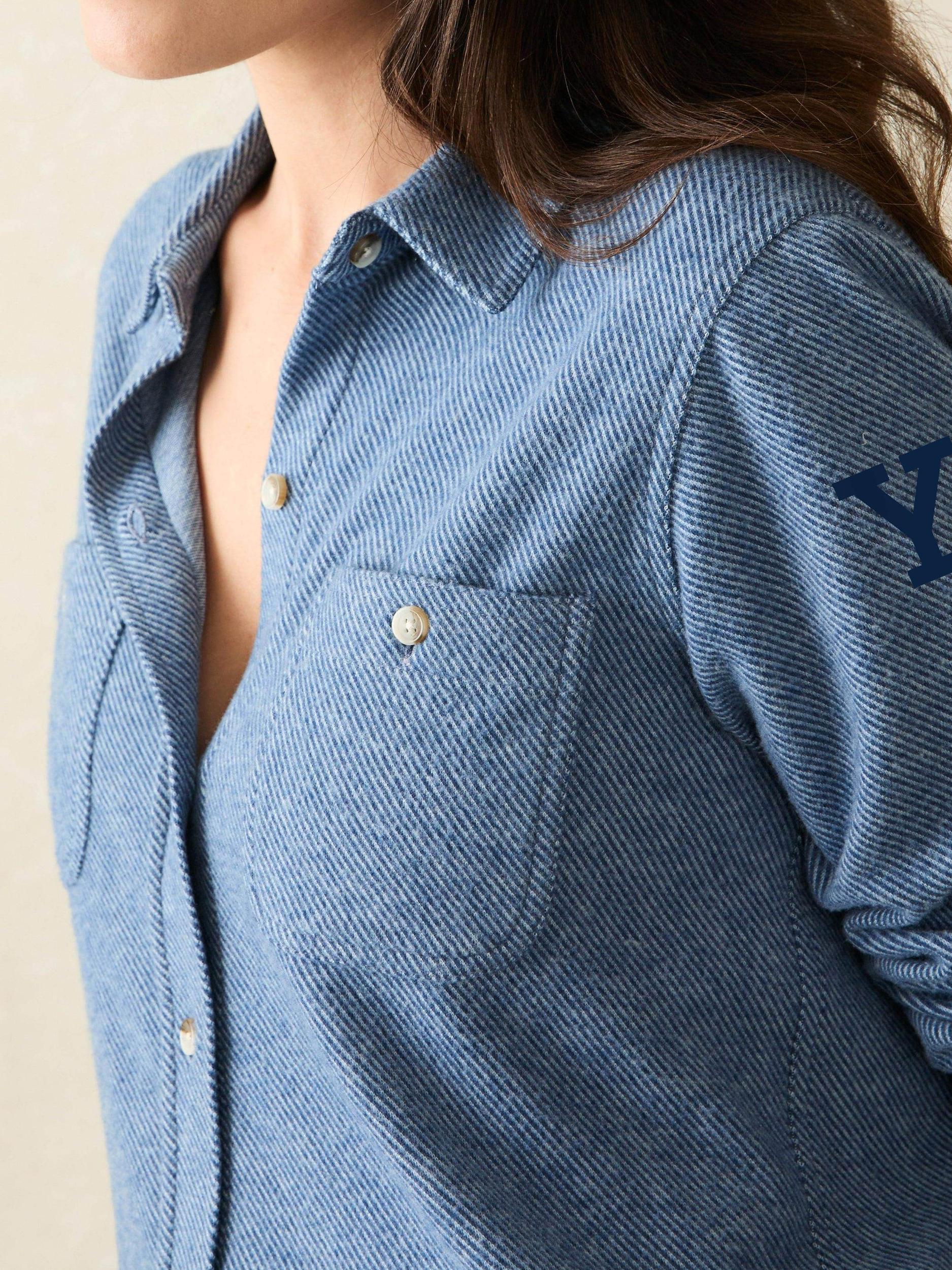 Yale Legend™ Sweater Shirt - Glacier Blue Twill Female Product Image