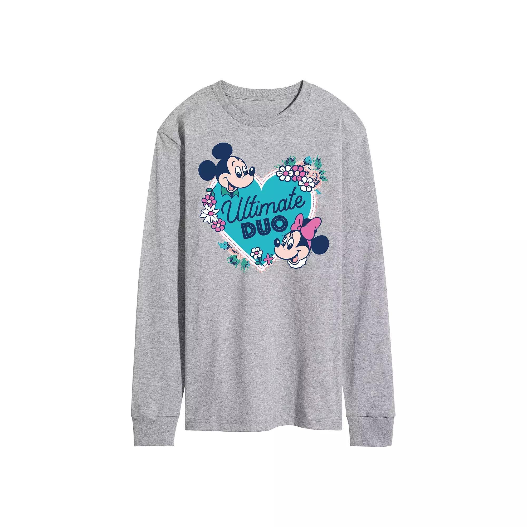 Disneys Mens Ultimate Duo Long Sleeve Tee Product Image