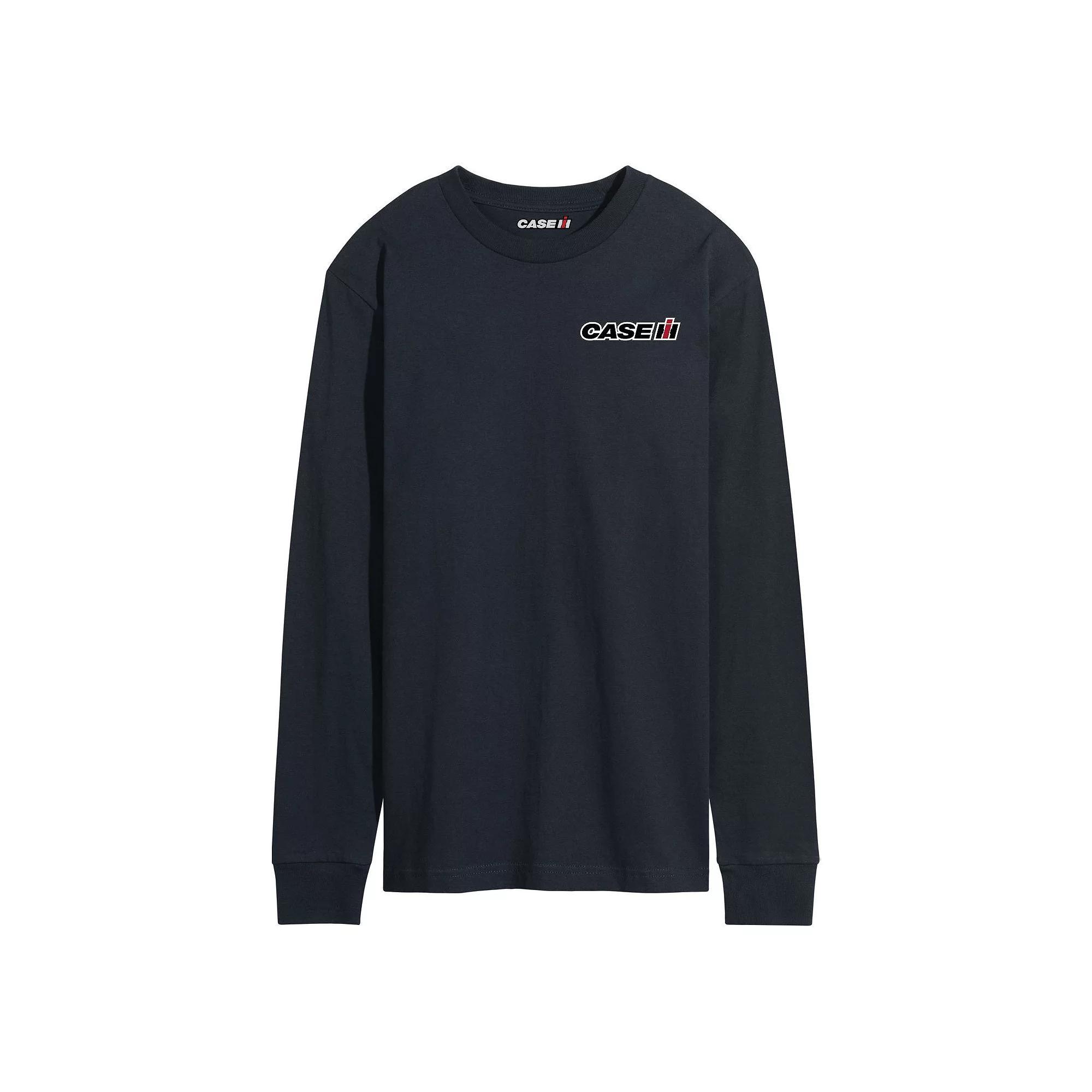 Men's Case IH Magnum Any Field Will Do Long Sleeve Tee, Size: Small, Blue Product Image