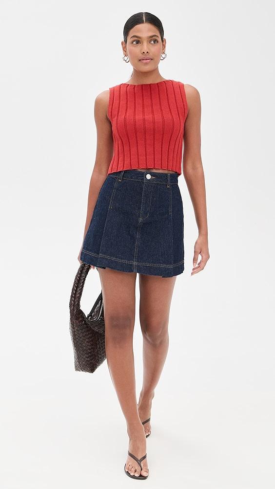Reformation Callie Cotton Ribbed Sweater Tank | Shopbop Product Image