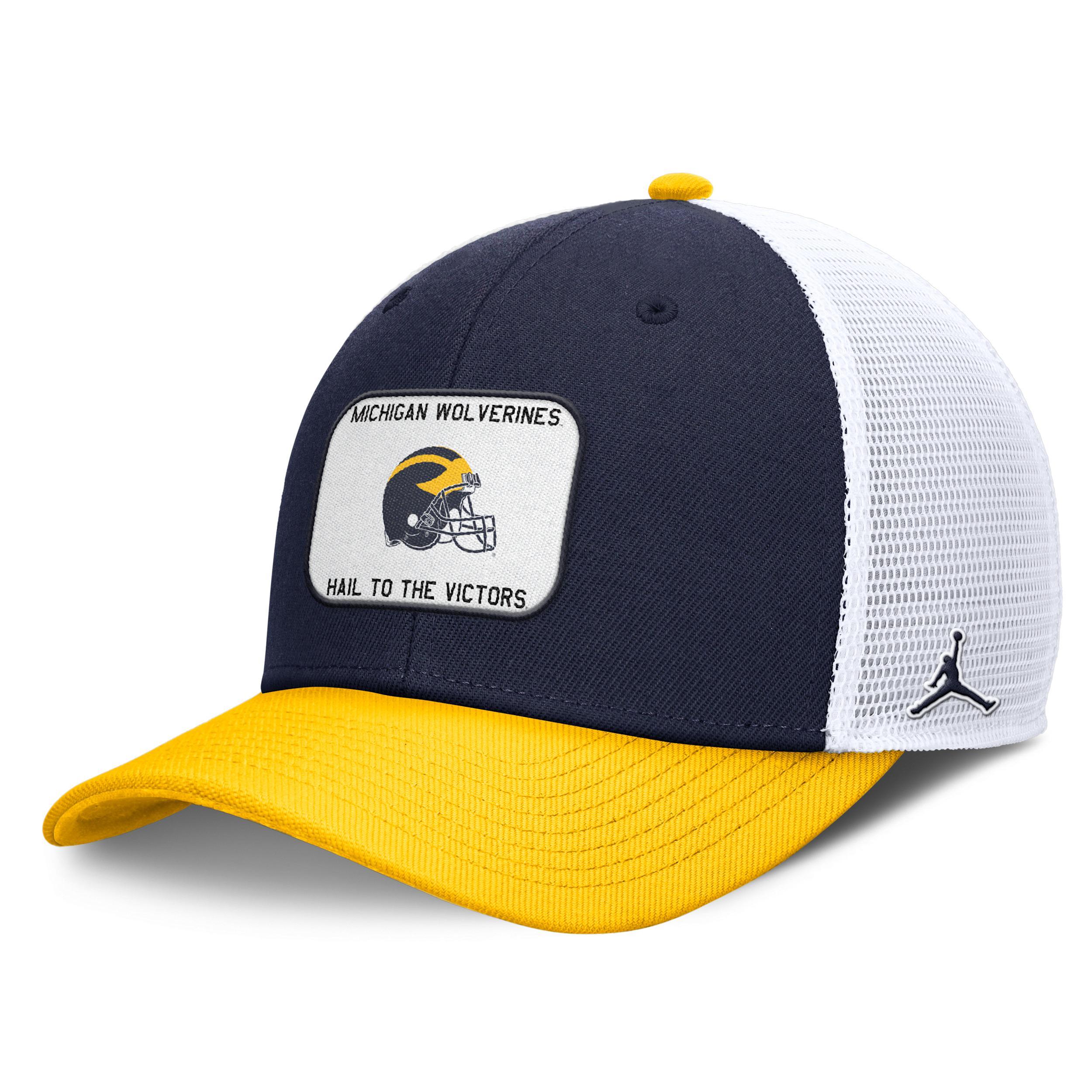 Michigan Rise Men's Jordan Brand College Trucker Adjustable Hat Product Image