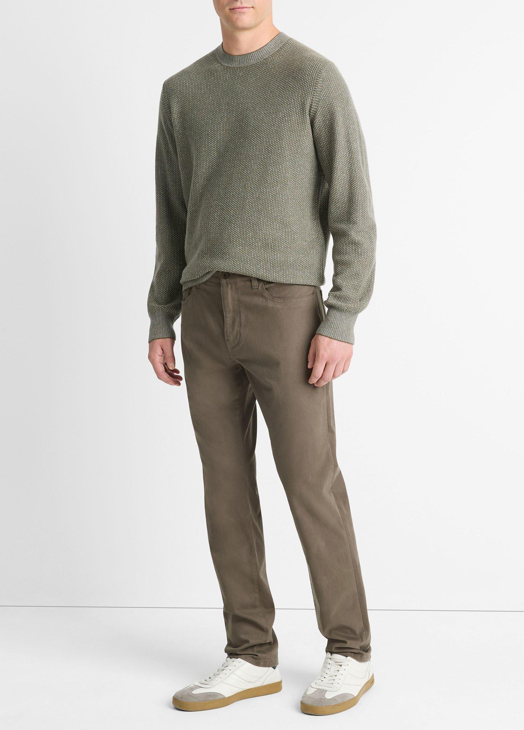 Mens Dylan Slim 5-Pocket Peached Stretch-cotton Pant, Frog, Size 30 Vince Product Image