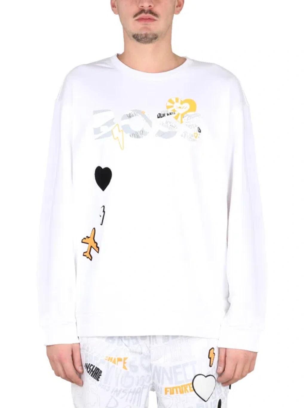 HUGO BOSS Sweaters In White Product Image