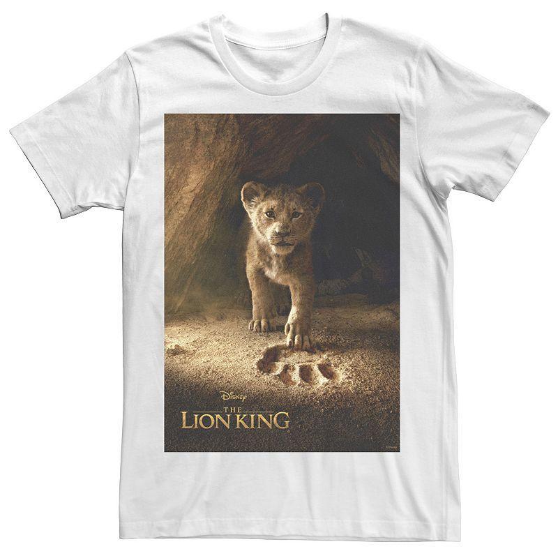 Disneys The Lion King Mens Simba Paw Live Action Movie Poster Tee Product Image