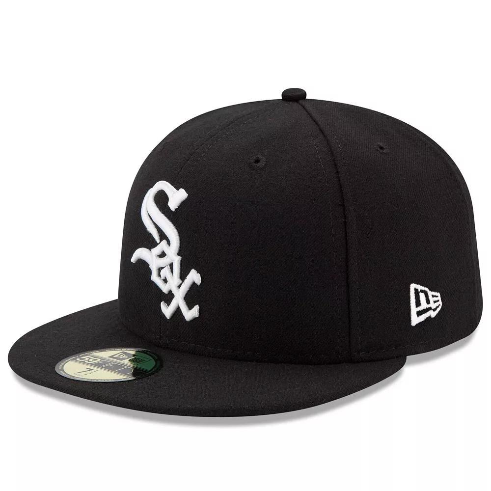 Men's New Era Black Chicago White Sox Game Authentic Collection On-Field 59FIFTY Fitted Hat, Size: 7 3/4 Product Image