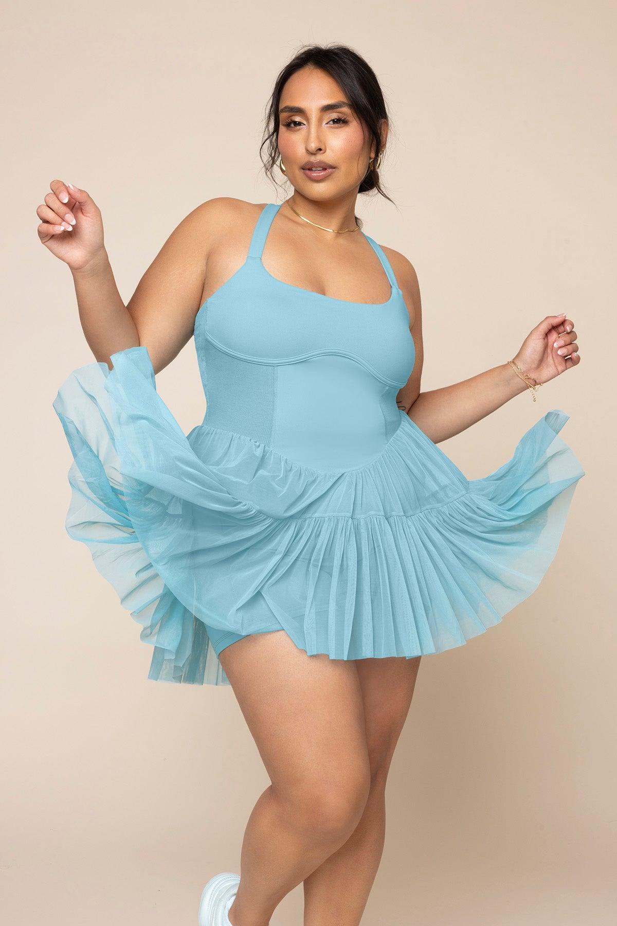Corset Pirouette Dress - Oasis Product Image