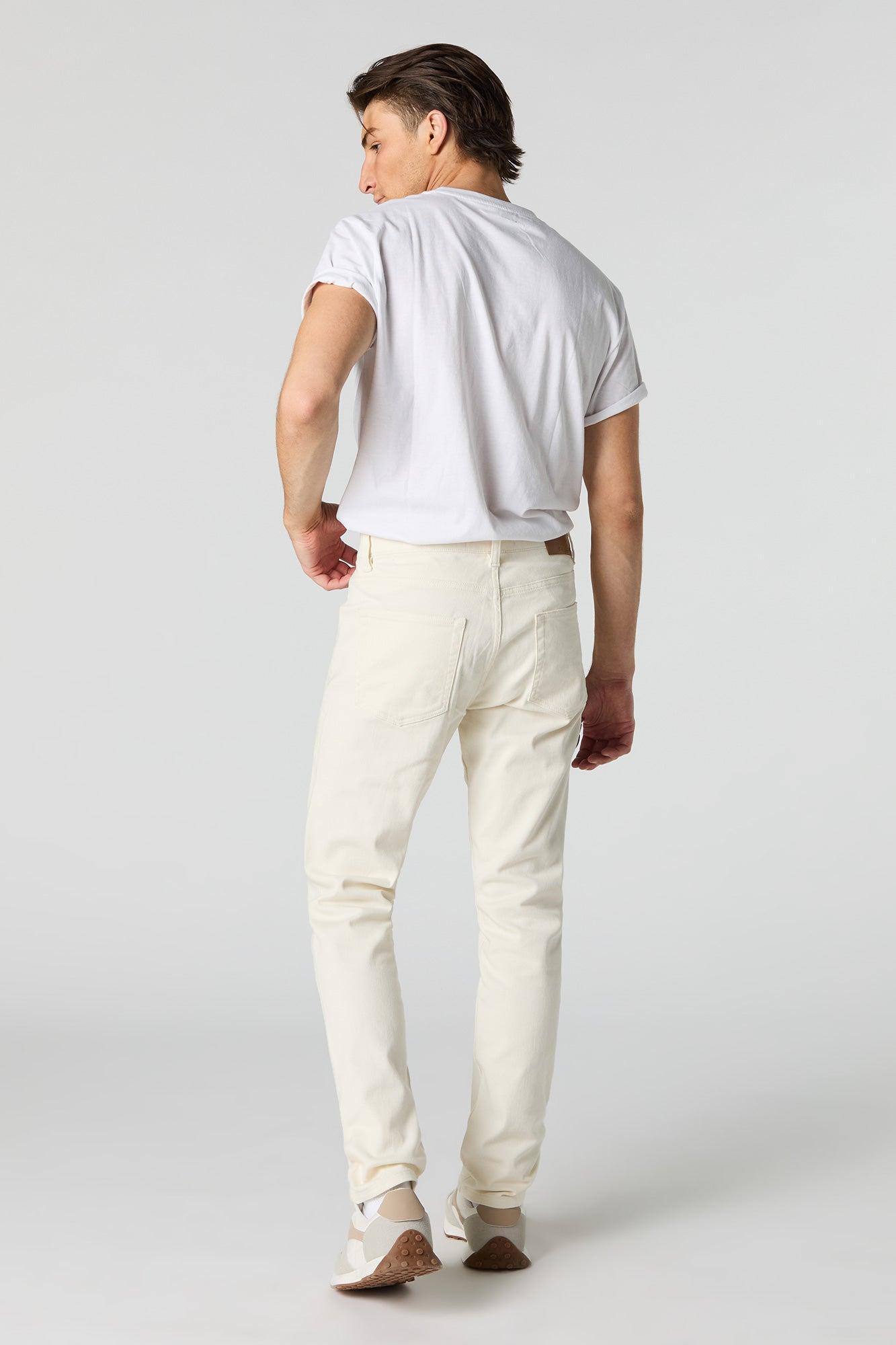 White Wash Slim Jean Male Product Image