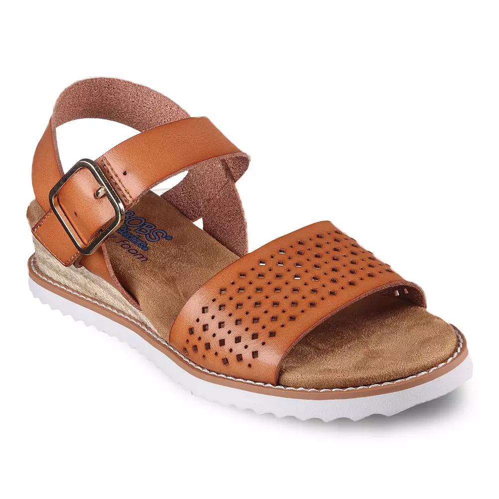 BOBS by Skechers™ Desert Kiss Sunny Flair Women's Sandals, Size: 7.5, Luggage Product Image