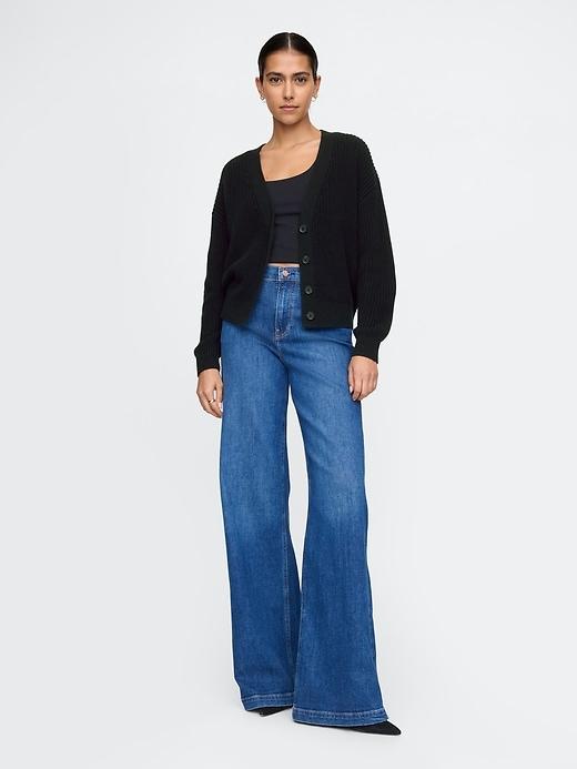 V-Neck Cardigan Product Image