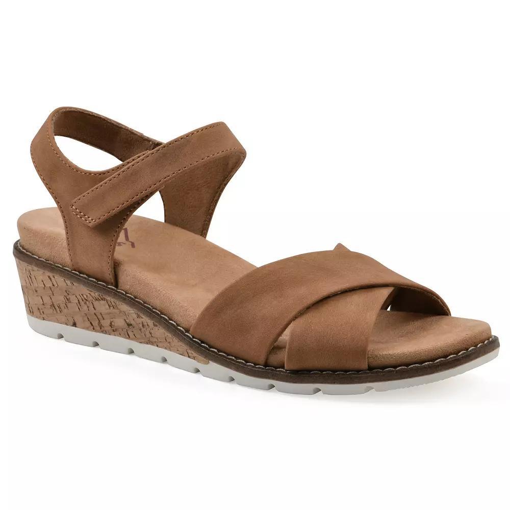 Cliffs by White Mountain Tinna Women's Wedge Sandals, Size: 9, Nubuck Product Image