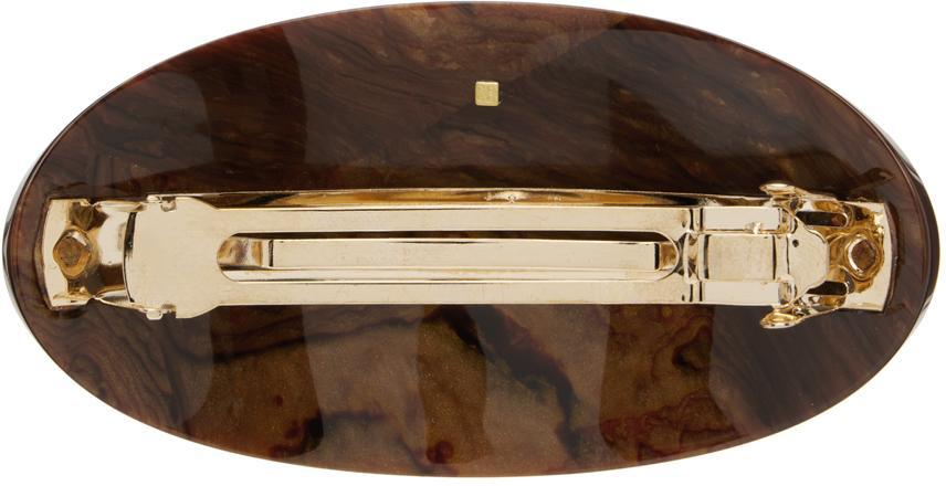SOPHIE BUHAI Brown Coupole Hair Clip In Burl Product Image