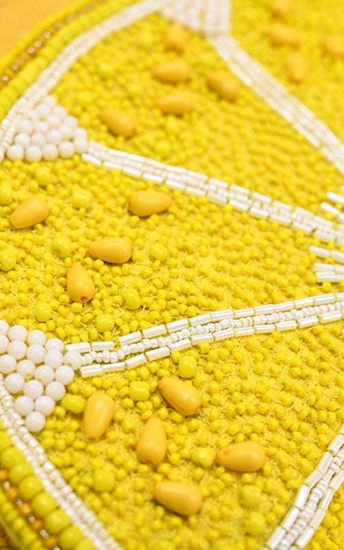 Couture Crescent Lemon Shoulder Bag Product Image