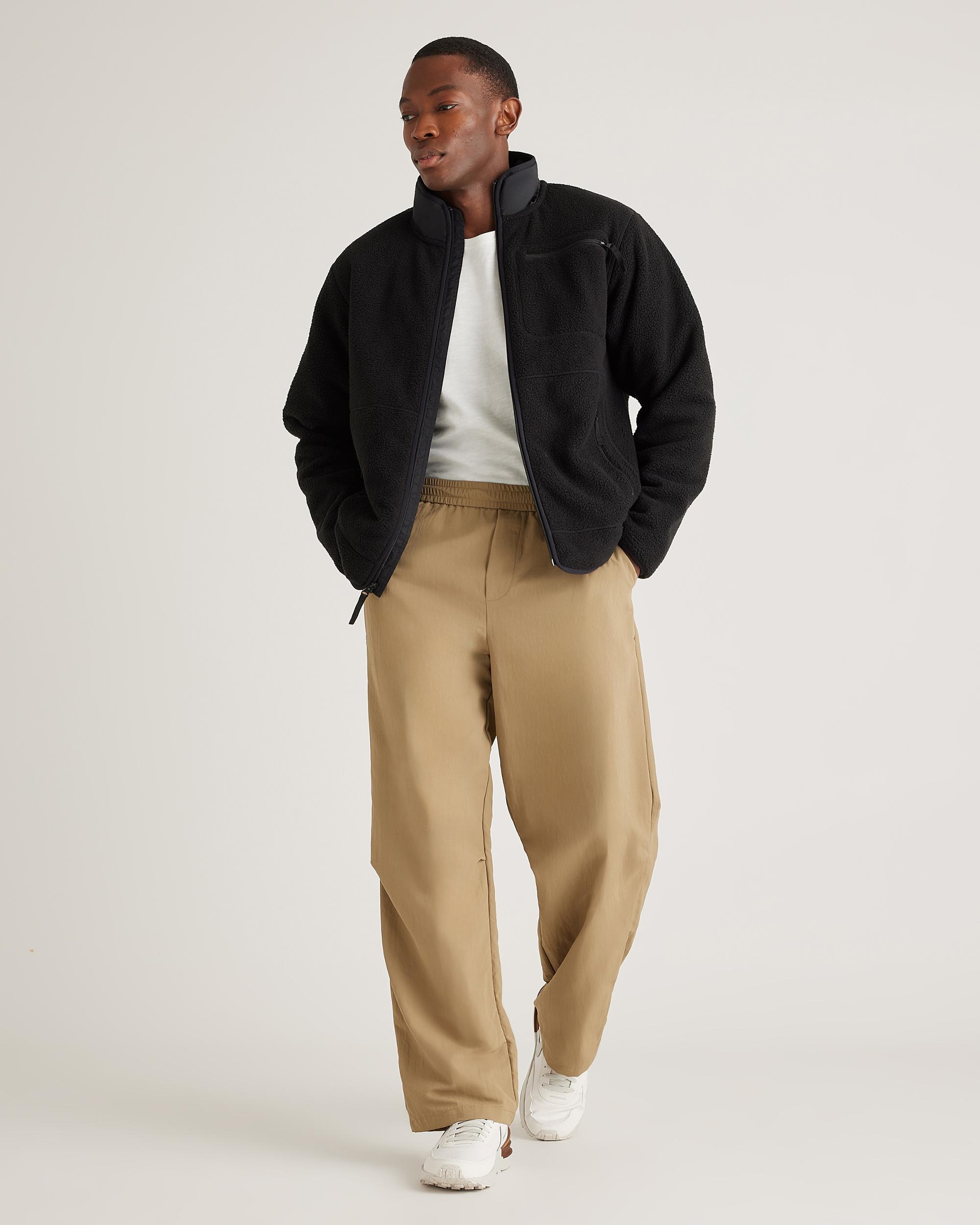 Quince | Men's Sherpa Full Zip Jacket Size XL, 100% Polyester Product Image