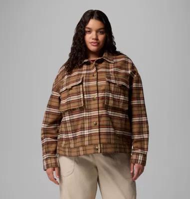 Columbia Womens Wildest Venture Shirt Jacket - Plus Size- Product Image