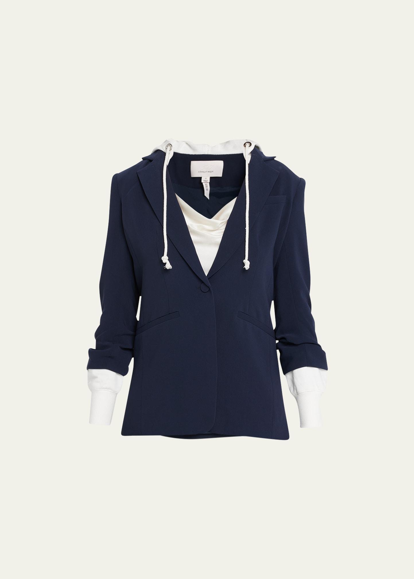 Cinq a Sept Khloe Hooded Blazer Product Image