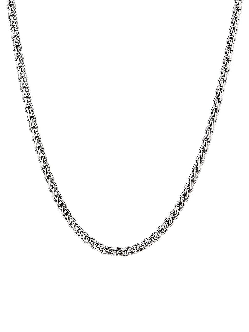 David Yurman Sterling Silver Wheat Chain Necklace, 24 Product Image
