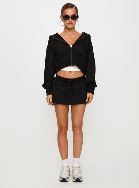 Revive Zip Through Hoodie Black Product Image