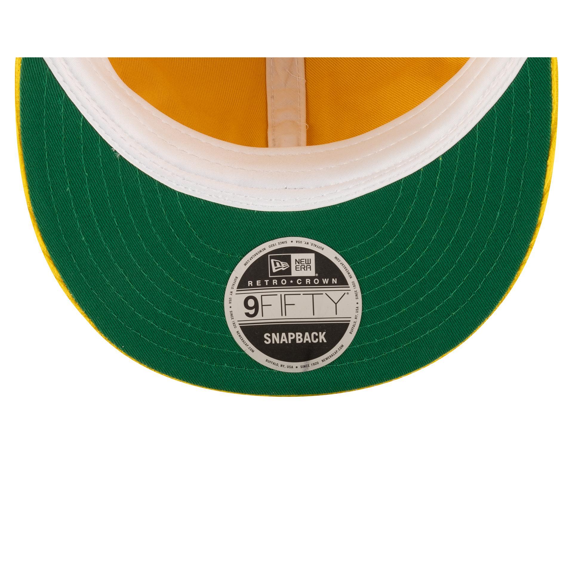 New Era Branded Official Corduroy Gold Retro Crown 9FIFTY Adjustable Hat Male Product Image